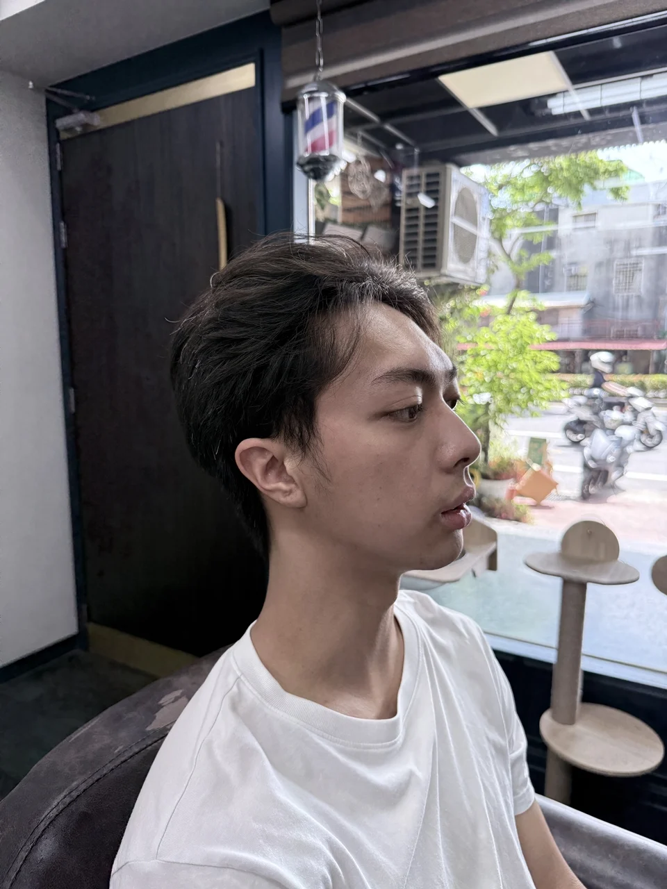南科工程師剪髮-油金男仕